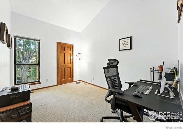 5016 Buckingham Rd Unit 4, Boulder, CO 80301 - carpeted office with lofted ceiling and baseboards