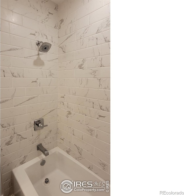 full bathroom featuring bathing tub / shower combination