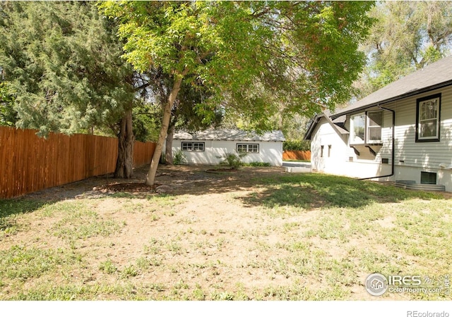 view of yard