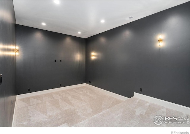 951 Warbling Dr, Windsor, CO 80550 - empty room with carpet flooring, recessed lighting, and baseboards