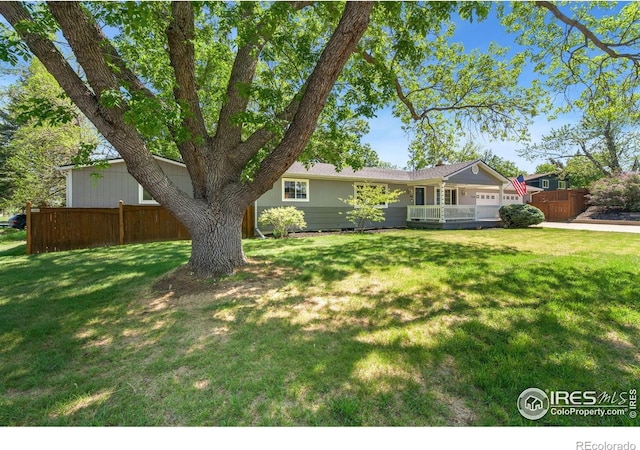 5930 Mars Dr, Fort Collins, CO 80525 - ranch-style house with a garage