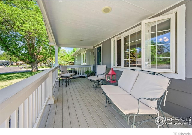 5930 Mars Dr, Fort Collins, CO 80525 - wooden terrace with covered porch