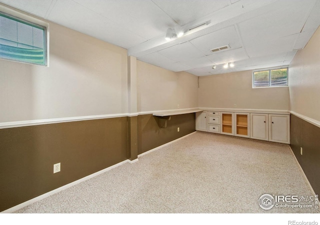 5930 Mars Dr, Fort Collins, CO 80525 - basement with carpet and baseboards