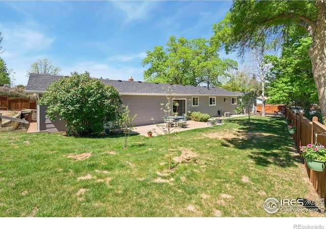 5930 Mars Dr, Fort Collins, CO 80525 - rear view of property featuring a patio