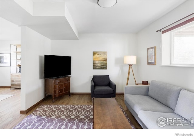 1013 Alsace Way, Lafayette, CO 80026 - living room featuring wood finished floors and baseboards