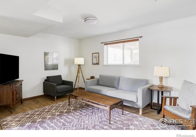 1013 Alsace Way, Lafayette, CO 80026 - living room featuring wood finished floors and baseboards