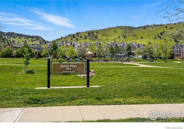 5145 Denver St, Boulder, CO 80304 - surrounding community featuring a yard and a residential view