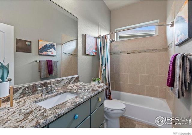 660 Deer Meadow Dr, Loveland, CO 80537 - bathroom with shower / tub combo, toilet, and vanity