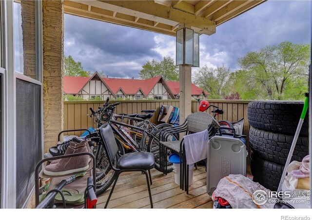 3030 Oneal Pkwy Unit 10, Boulder, CO 80301 - view of wooden deck