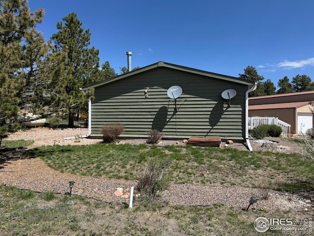 view of side of property