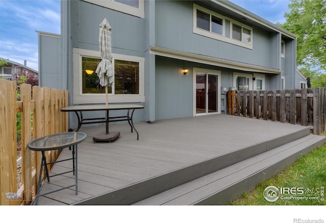 4140 Monroe Dr Unit C, Boulder, CO 80303 - wooden deck with fence