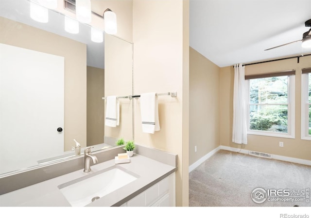 93 Benthaven Pl, Boulder, CO 80305 - bathroom with baseboards and vanity