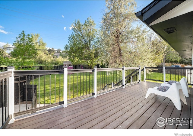 view of deck