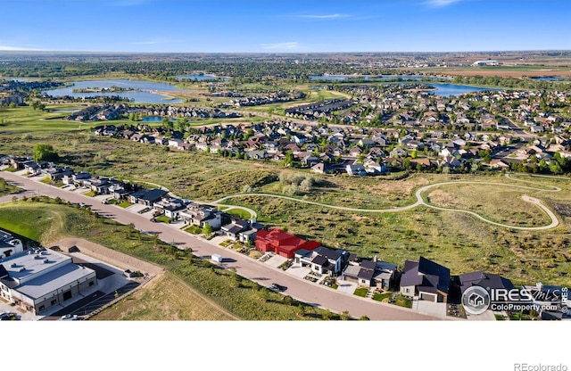 2123 Picture Point Dr, Windsor, CO 80550 - aerial perspective of suburban area with a large body of water