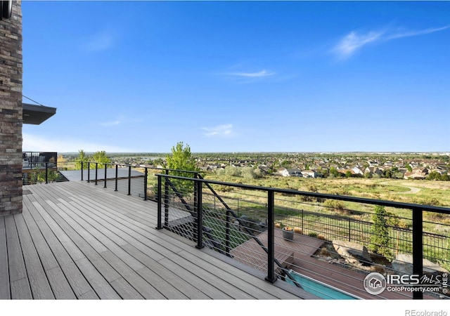 2123 Picture Point Dr, Windsor, CO 80550 - view of wooden terrace