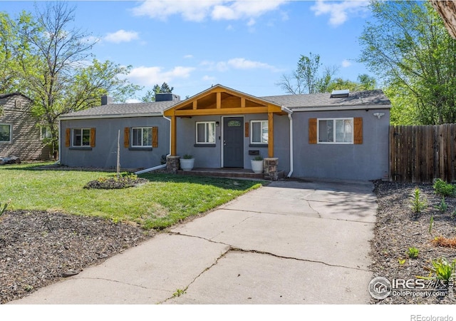 1970 Willow St, Denver, CO 80220 - ranch-style home with stucco siding and driveway