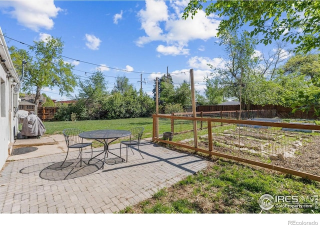 1970 Willow St, Denver, CO 80220 - view of patio with outdoor dining area