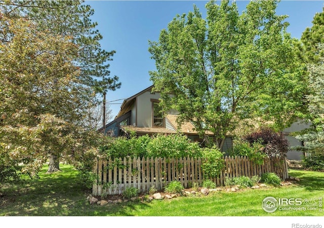 3582 Smuggler Way, Boulder, CO 80305 - view of yard featuring fence