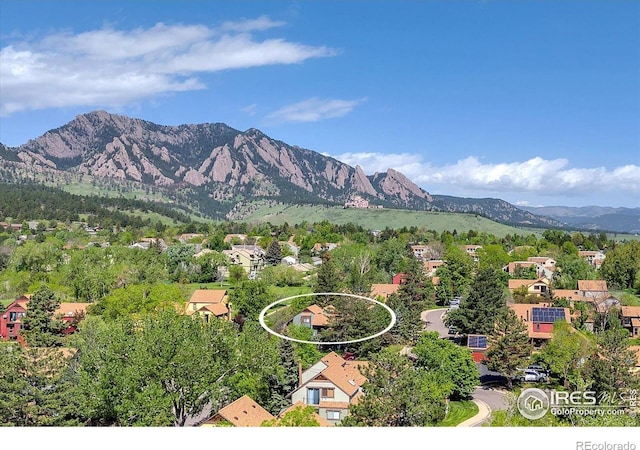3582 Smuggler Way, Boulder, CO 80305 - view of mountain backdrop with nearby suburban area