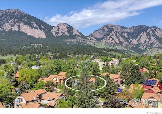 3582 Smuggler Way, Boulder, CO 80305 - mountain view with nearby suburban area