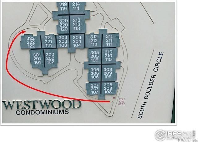 33 S Boulder Cir Unit 122, Boulder, CO 80303 - map / location