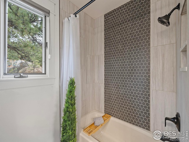 370 Big Boulder Dr, Estes Park, CO 80517 - bathroom featuring shower / bath combination with curtain