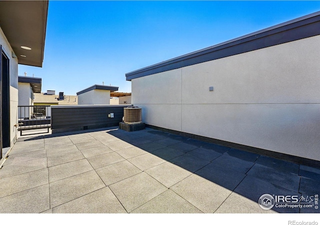 2625 W 25th Ave Unit 7, Denver, CO 80211 - view of patio with central air condition unit