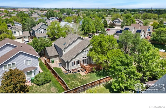 3227 Honeysuckle Ct, Fort Collins, CO 80521 - aerial perspective of suburban area
