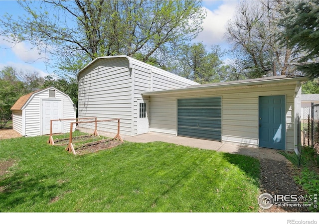 618 Whedbee St, Fort Collins, CO 80524 - back of property with a storage shed and an outdoor structure