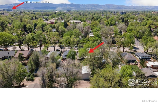 618 Whedbee St, Fort Collins, CO 80524 - bird's eye view of mountains