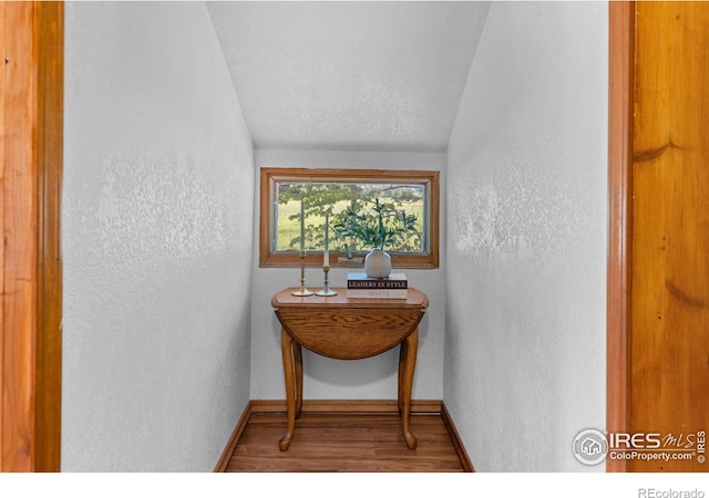 4743 Jay Rd, Boulder, CO 80301 - detailed view of a textured wall, wood finished floors, and baseboards
