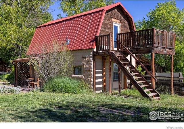 4743 Jay Rd, Boulder, CO 80301 - view of playground with stairs and a deck