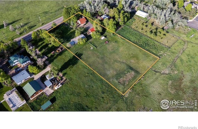 4743 Jay Rd, Boulder, CO 80301 - aerial overview of property's location featuring property parcel outlined
