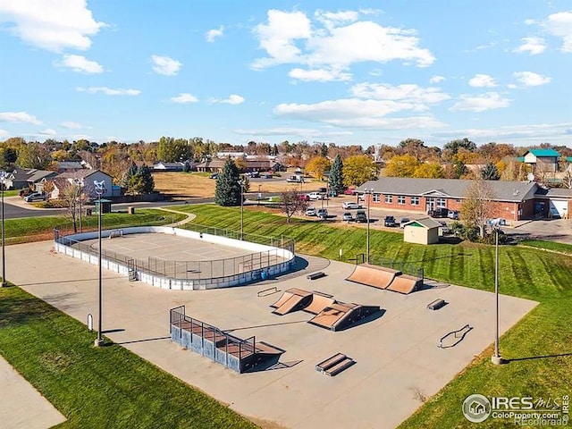 surrounding community with a residential view