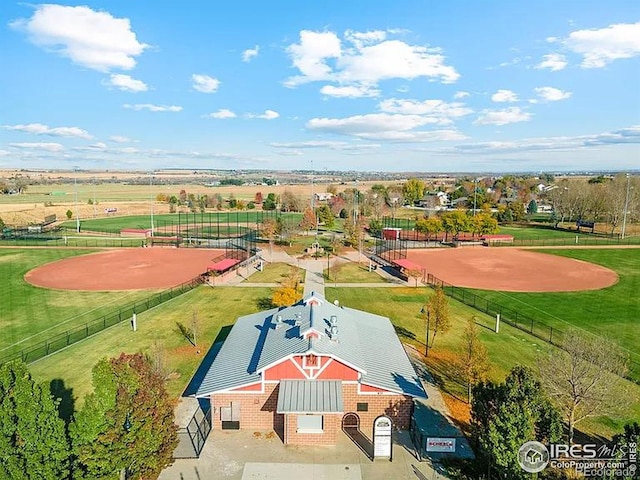 aerial view of property and surrounding area