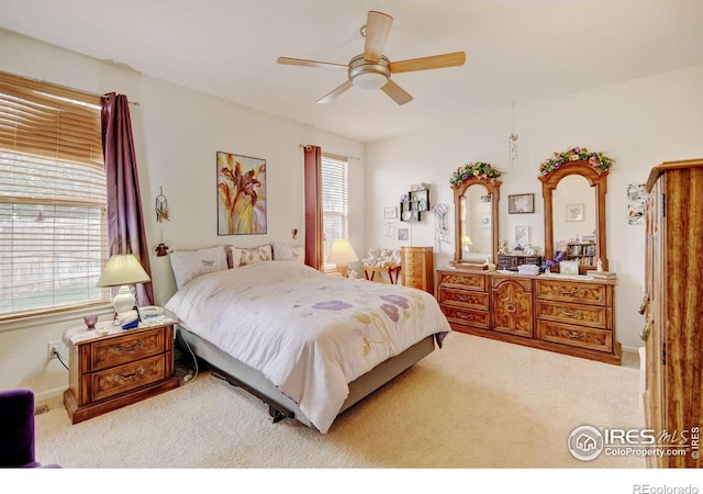 4312 Windmill Dr, Brighton, CO 80601 - bedroom featuring carpet flooring and a ceiling fan