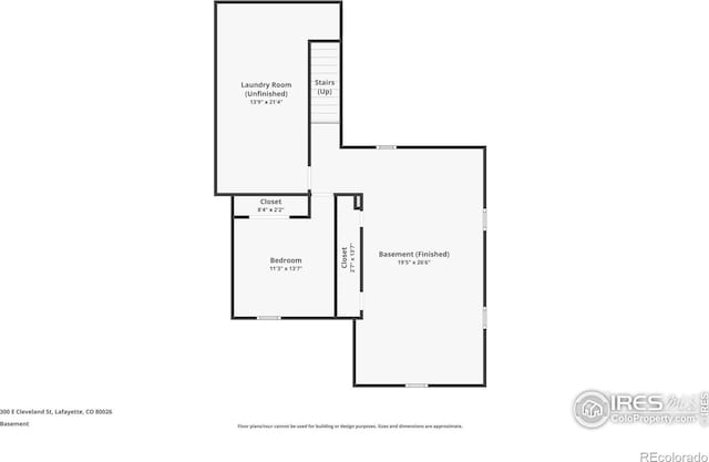 300 E Cleveland St, Lafayette, CO 80026 - property floor plan