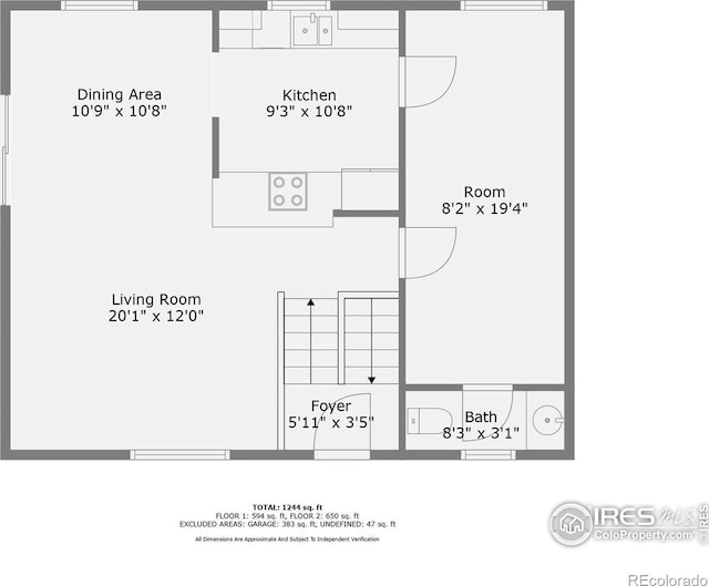 floor plan / room layout