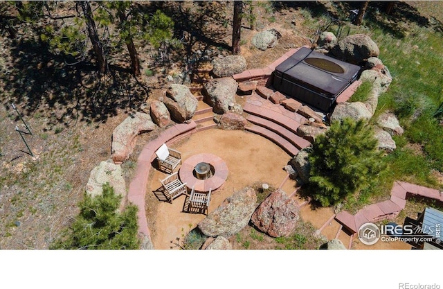 1057 Reed Ranch Rd, Boulder, CO 80302 - aerial view of property and surrounding area
