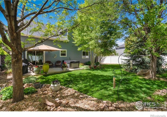 641 Yukon Ct, Windsor, CO 80550 - view of yard with a patio area