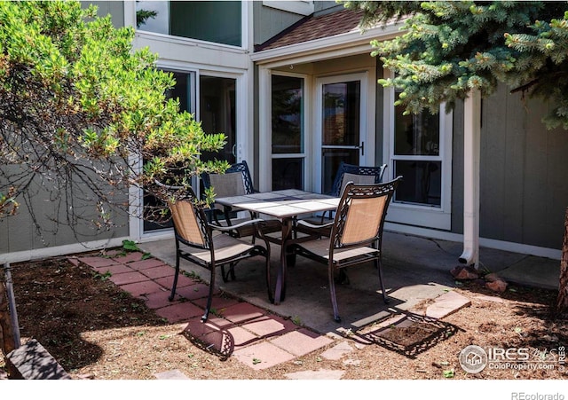 3193 Redstone Ln Unit B6, Boulder, CO 80305 - view of patio with outdoor dining space