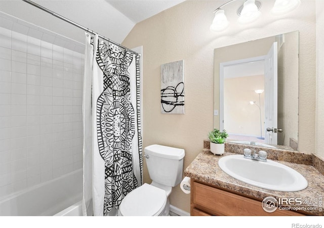 14300 Waterside Ln Unit V1, Broomfield, CO 80023 - bathroom featuring toilet, vanity, and shower / bath combo