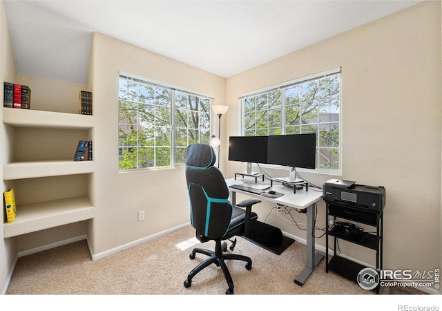 14300 Waterside Ln Unit V1, Broomfield, CO 80023 - office featuring healthy amount of natural light, baseboards, and carpet floors