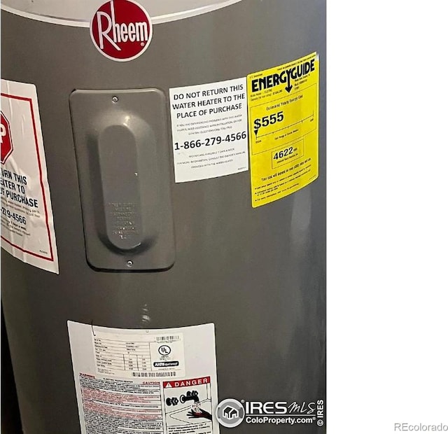 210 S Bowman Ave, Holyoke, CO 80734 - detailed view of electric water heater