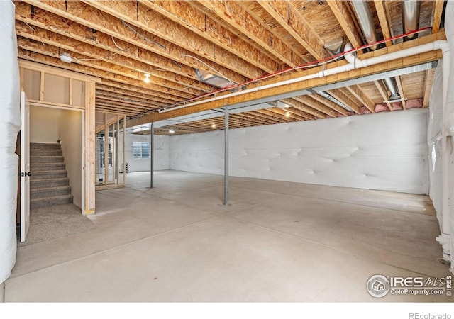 3933 Mount Hope St, Wellington, CO 80549 - basement featuring stairs