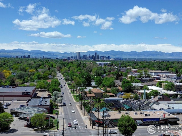 1235 Leyden St, Denver, CO 80220 - drone / aerial view of mountains