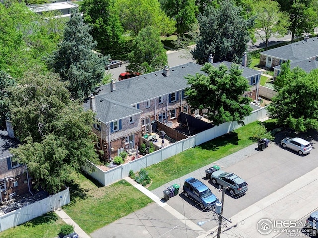 1235 Leyden St, Denver, CO 80220 - drone / aerial view