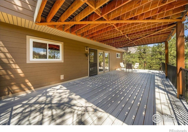 457 Spruce Mountain Dr, Drake, CO 80515 - view of deck