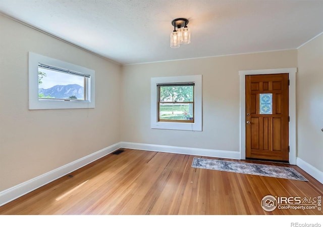3116 47th St, Boulder, CO 80301 - entrance foyer with baseboards and light wood-type flooring
