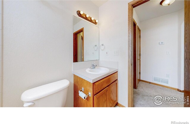 374 Blue Azurite Ave, Loveland, CO 80537 - half bath with vanity and toilet